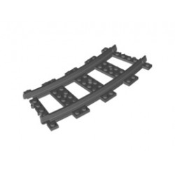 Релса завой 22½ градуса: {тъмно каменно сив}