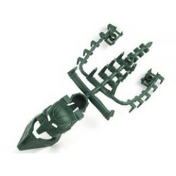 Bionicle Piraka Spine Flexible with Mask and Arm Covers, Zaktan: {земно зелен}