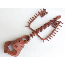 Bionicle Piraka Spine Flexible with Mask and Arm Covers, Avak: {червеникаво-кафяв}