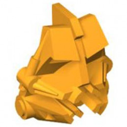 Bionicle Head Connector Block 3 x 4 x 1 2/3: {огнено жълто-оранжев}