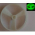 Bionicle Rhotuka Spinner, Solid Color - Without Code on Side: {фосфористиращо бял}