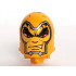 Large Figure Head with Dracus Pattern: {огнено жълто-оранжев}
