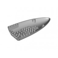 Aircraft Fuselage Forward Bottom Curved 8 x 16: {умерено каменно сив}