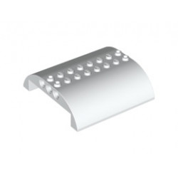 Slope, Curved 8 x 8 x 2 Double: {бял}