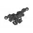 Bionicle Piraka Torso with 2 Ball Joints: {черен}