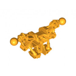 Bionicle Piraka Torso with 2 Ball Joints: {огнено жълто-оранжев}
