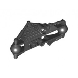 Bionicle Piraka Arm Section with 2 Ball Joints: {черен}