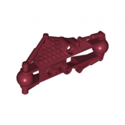 Bionicle Piraka Arm Section with 2 Ball Joints: {нов тъмно червен}