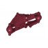 Bionicle Piraka Arm Section with 2 Ball Joints: {нов тъмно червен}