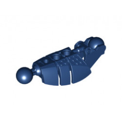 Bionicle Piraka Leg Lower Section with 2 Ball Joints: {земно син}