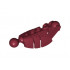Bionicle Piraka Leg Lower Section with 2 Ball Joints: {нов тъмно червен}