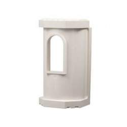 Belville Wall, Tower with Window: {бял}