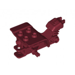 Tricycle Body Top with Dark Red Chassis: {нов тъмно червен}