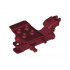 Tricycle Body Top with Dark Red Chassis: {нов тъмно червен}