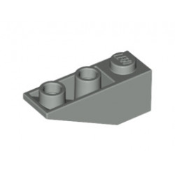 Покривна плочка 1X3/25° инверсна: {сив}
