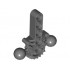 Bionicle Hips / Lower Torso with 2 Ball Joints and 7 Tooth Half Gear: {тъмно каменно сив}