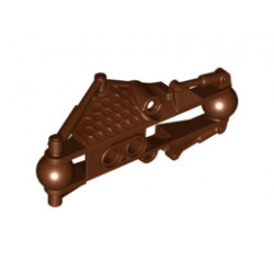 Bionicle Piraka Arm Section with 2 Ball Joints: {червеникаво-кафяв}