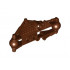 Bionicle Piraka Arm Section with 2 Ball Joints: {червеникаво-кафяв}