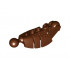 Bionicle Piraka Leg Lower Section with 2 Ball Joints: {червеникаво-кафяв}