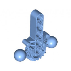 Bionicle Hips / Lower Torso with 2 Ball Joints and 7 Tooth Half Gear : {умерено син}