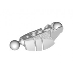 Bionicle Piraka Leg Lower Section with 2 Ball Joints: {светло каменно сив}