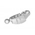 Bionicle Piraka Leg Lower Section with 2 Ball Joints: {светло каменно сив}