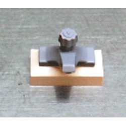 Tap 1 x 2 Base with Light Bluish Gray Spout: {бял}