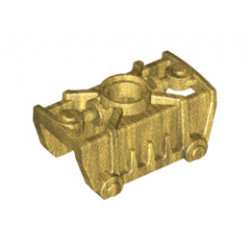 Черупка 2X3X1.5 с отвор Ø4.85: {топло златист}