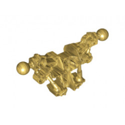 Bionicle Piraka Torso with 2 Ball Joints: {топло златист}