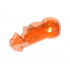 Bionicle Head Connector Block Eye/Brain Stalk (Piraka) - Light-Up: {прозрачно флуорисциращо червеникаво оранжев}
