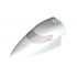 Aircraft Fuselage Curved Forward 8 x 16 x 5 with Trans-Black Glass with Blue Airline Bird and Stripes Pattern: {бял}