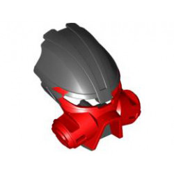 Bionicle Mask Kiril with Black Top (Dume): {ярко червен}