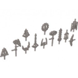 Minifigure, Weapon Pack Bionicle, 12 in Bag (Multipack): {сребрист}