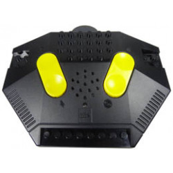 Electric, Train 9V RC Train Remote Control, Dark Bluish Gray Bottom, Yellow Buttons: {черен}