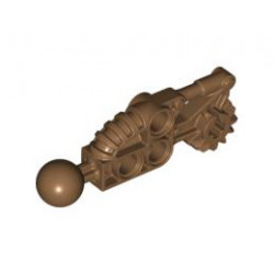 Bionicle Toa Hordika Arm Lower Section with Ball Joint: {кафяв}