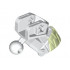 Bionicle Head Connector Block (Piraka) with Glow In Dark Teeth Pattern: {бял}