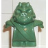 Minifigure, Head Modified SW Gamorrean with Armor Plain: {пясъчно зелен}