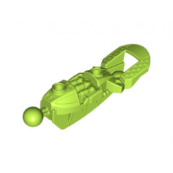 Bionicle Toa Inika Leg Lower Section: {ярко жълто-зелен}