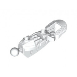 Bionicle Toa Inika Leg Lower Section: {бял}