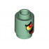 Brick, Round 1 x 1 Open Stud with SpongeBob Plankton Character Pattern: {пясъчно зелен}