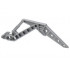 Bionicle Visorak Fang with 2 Pin Holes (Oohnorak) : {сребрист}