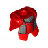 Minifigure, Armor Breastplate with Leg Protection, Adric/Kentis Chain Mail Pattern: {ярко червен}