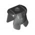 Minifigure, Armor Breastplate with Leg Protection, Vladek Scorpion Silver Pattern: {черен}