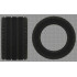 Tire 81.8 x 50 Technic Straight Tread: {черен}