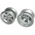 Wheel 62mm D. x 46mm Technic Racing Large: {металическо сребрист}