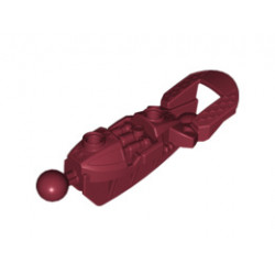 Bionicle Toa Inika Leg Lower Section: {нов тъмно червен}