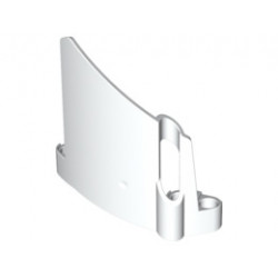 Technic, Panel Fairing #22 Large Short, Small Hole, Side A : {бял}