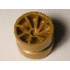Wheel 18mm D. x 14mm Spoked: {топло златист}