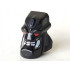Minifigure, Head Modified Bionicle Piraka Reidak with Eyes and Teeth Pattern: {черен}