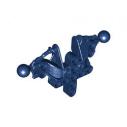 Bionicle Toa Inika Upper Torso / Shoulders Section: {земно син}